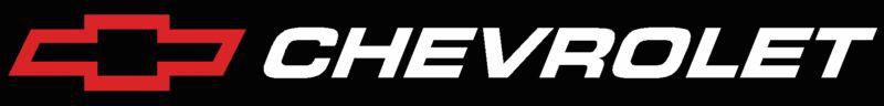 Chevrolet windshield sticker /  vinyl decal 3 x 34