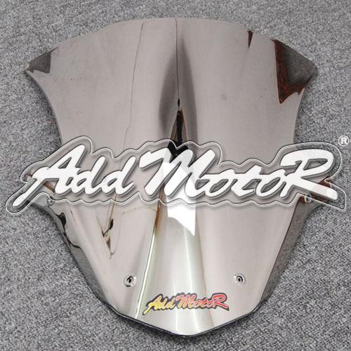 Motorcycle windshield for zx10r 2011-2012 plating silver  windscreen ws4032