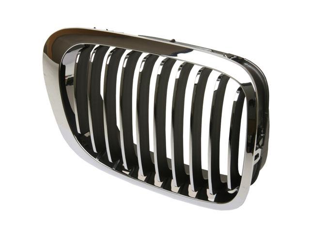 Bmw e46 coupe (00-03) uro kidney grille chrome+chrome right rh passenger