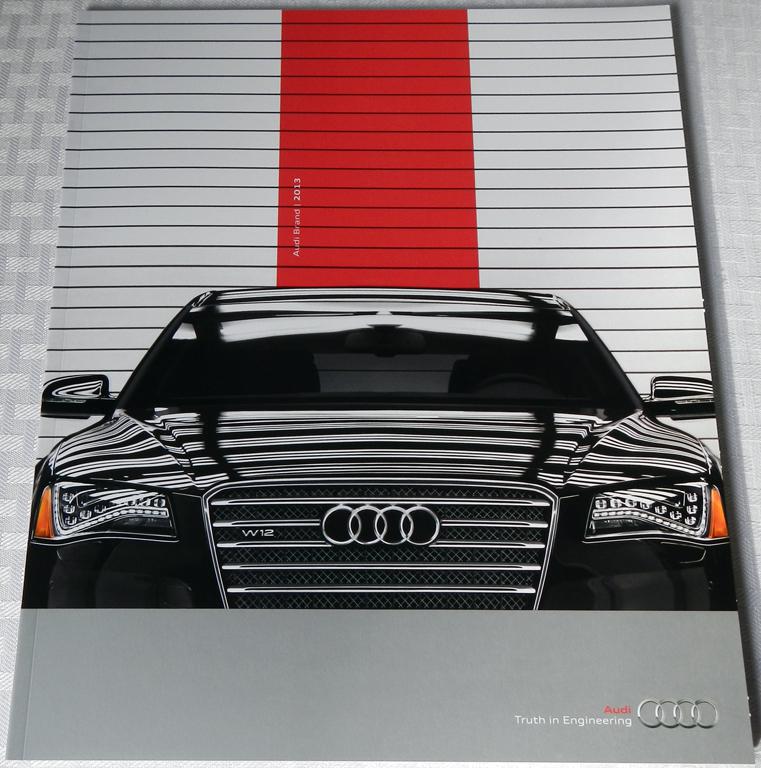 2013 audi brochure ft a3 a4 s4 allroad a5 s5 a6 s6 a7 s7 a8 s8 tt tts ttrs r8 + 