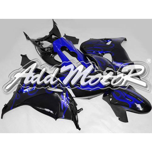 Injection molded fit tl1000r 98-03 blue flames black fairing t1z03