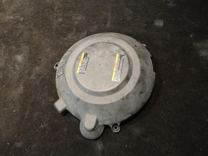 Used flywheel cover #61a-81337-01-00 for 1996 yamaha 2 stroke 225 outboard motor