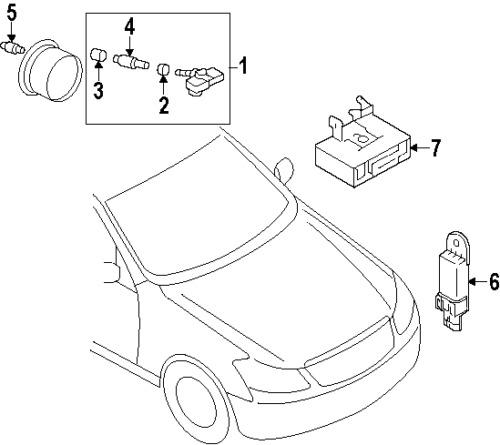 Infiniti 407401la0a genuine oem factory original antenna