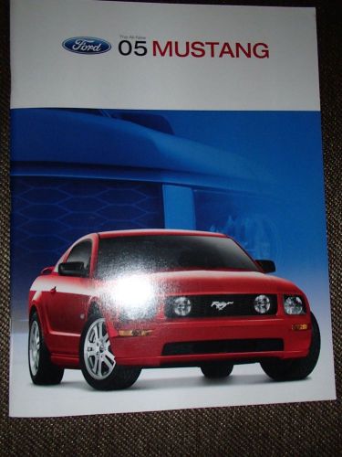 2005 ford mustang original dealer sales brochure