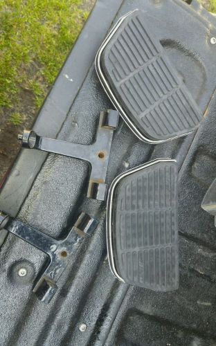 Harley rear passenger pair foot floor board touring kit footboards floorboards a