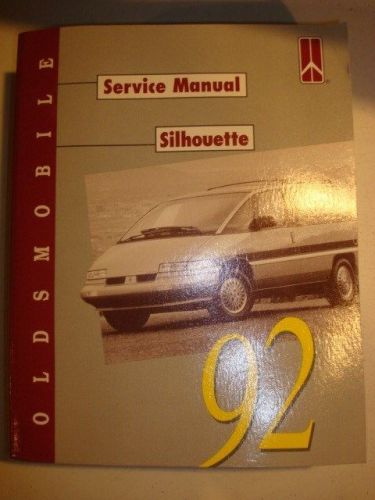 1992 oldsmobile silhouette van factory dealer oem repair service manual