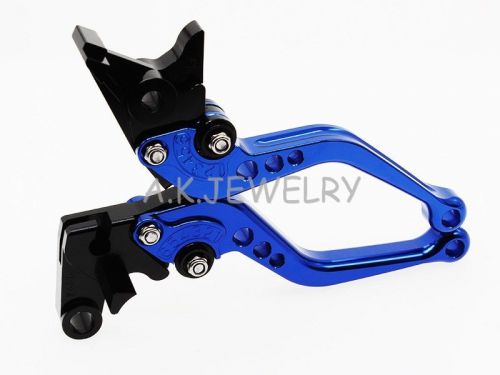 Blue aluminum adjust clutch brake lever fr yamaha yzf r1 1998 cnc yzfr1 1000