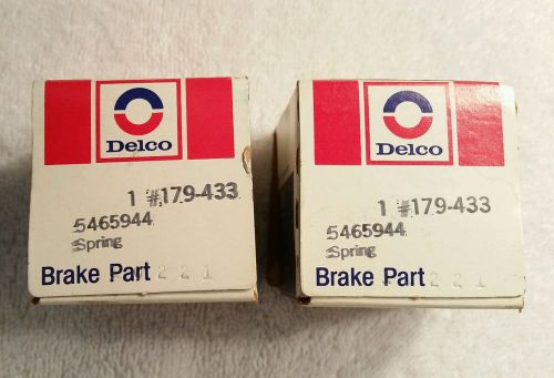 Nos delco/gm# 5465944 pair of parking brake adjuster springs for  65-82 corvette