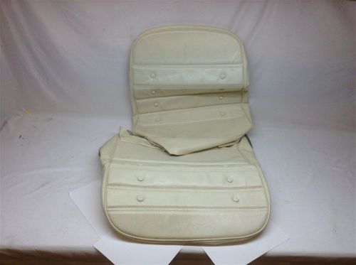 1972 cutlass white front bucket seat cover - 2 pieces