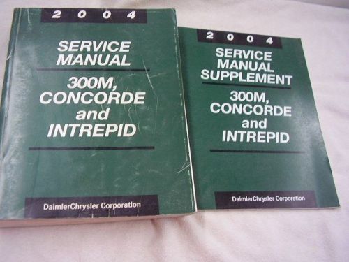 2004 chrysler 300 concorde 2004 dodge intrepid factory shop manual set