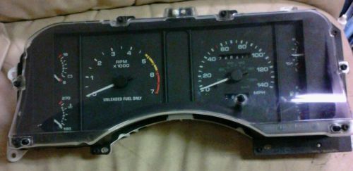 Ford mustang 5.0 140 mph instrument gauge cluster 90 91 92 93 v8 cobra gt lx 26k