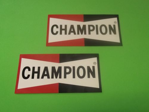 Champion spark plug vinyl decals stickers nascar motor racing decals stickers