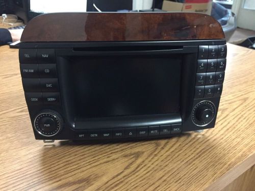 2003 2004 mercedes w220 w215 s500 cl500, stereo/receiver, 2208205989, tested