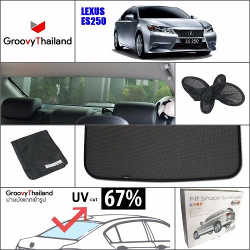 1 pc back rear windscreen foldable mesh sun shade fit lexus es-250 gen6 xv60