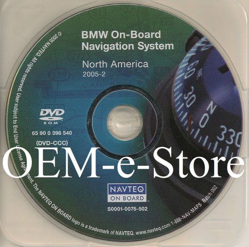 2006 2007 bmw 525i 530i 525xi 530xi 550i sedan &amp; wagon navigation dvd ccc map