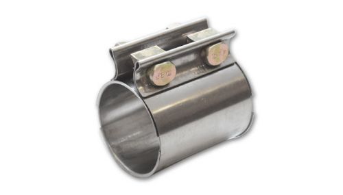 Vibrant performance 2.5 in butt joint stainless tc series exhaust clamp p/n 1171