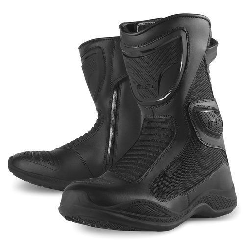 Icon womens reign waterproof street boots black