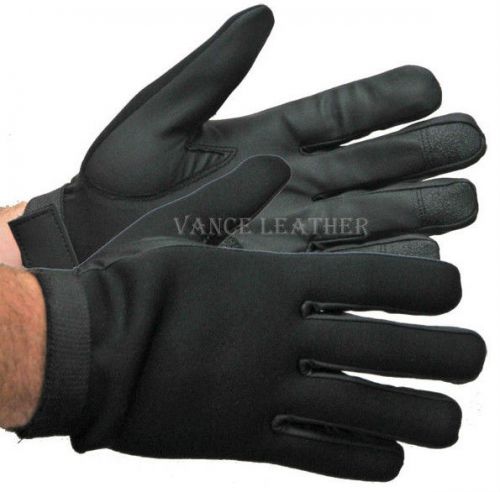 Premium neo gloves w/leather lined palms - 2 x-large by vance leathers