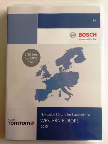 Navigation  map sd card v7 europe 2015  for blaupunkt fx rns 310 seat skoda vw