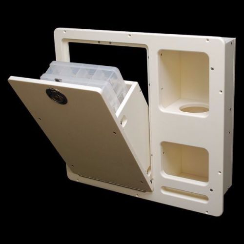 Tracker marine 122249 mako 216dc cream starboard boat tackle storage box