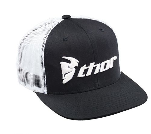 Thor trucker snapback hat black