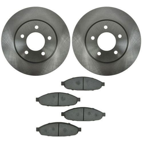 Front disc brake pad &amp; rotor kit set for 04-08 pacifica