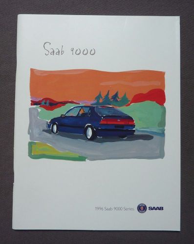 1996 saab 9000 series cs cse aero dealer sales brochure~original auto catalog