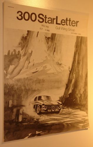 1981 mercedes benz 300 star letter gull wing group newsletters