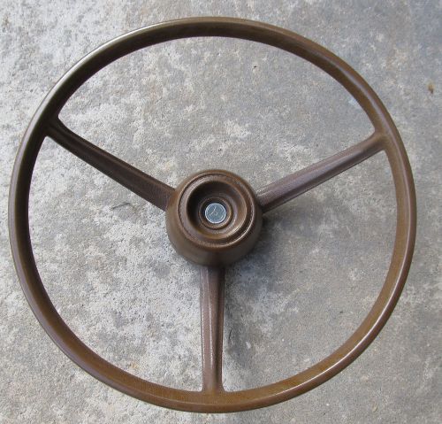 Oem 1972 dart demon duster tan steering wheel  72 73 74 mopar a body pn 3467474