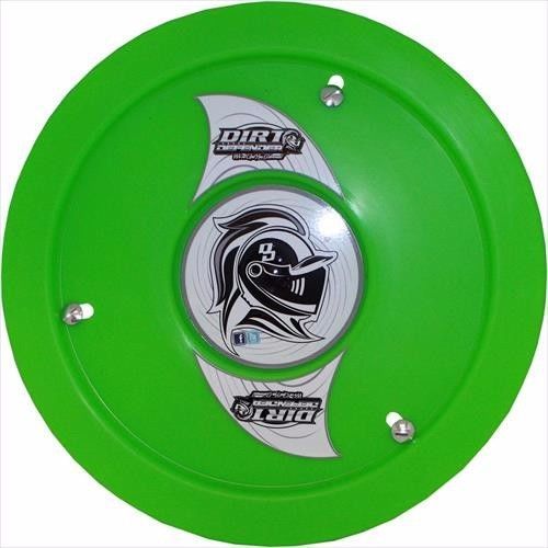 Dirt defender neon green wheel cover dirt racing late model imca