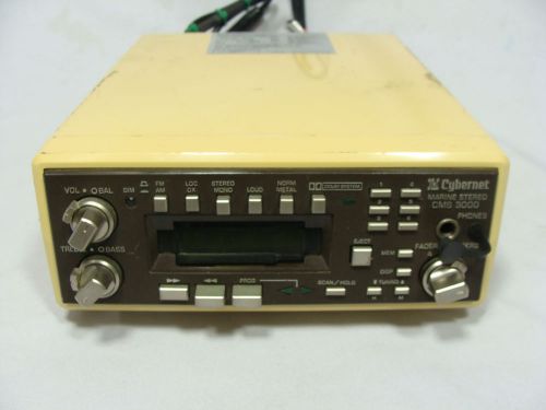 Vintage kyocera cybernet marine radio/cassette stereo cms 3000