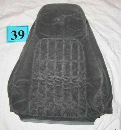 93-02 camaro gray cloth 30th anniversary driver lh factory front seat back cover