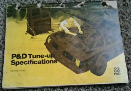 P &amp; d tune up specifications  catalog 7-512a