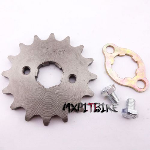 420 16 tooth 20mm id front engine sprocket for ycf pitsterpro ssr pit dirt bike