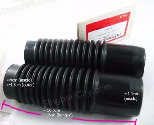 Honda fork boot rubber cs90 cb100 cb125 s90 cl125 cl100 black pair cb cl