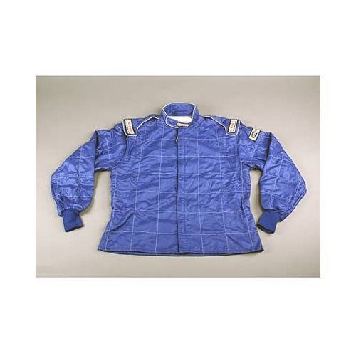 G-force racing 4546medbu driving jacket double layer nomex medium blue ea