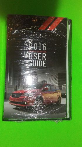 2016 dodge grand caravan owner&#039;s manual kit (new sealed in plastic)