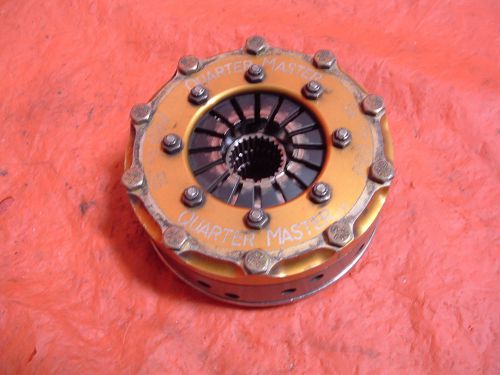 Quarter master 4.5&#034; pro series clutch fine spline 3 disk chevy sbc triple 4 1/2&#034;