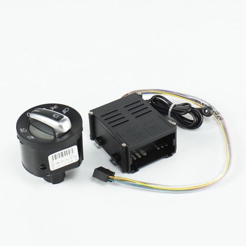 Auto aluminium switch &amp; headlight sensor for vw jetta golf mk4 mk5 mk6 passat b5