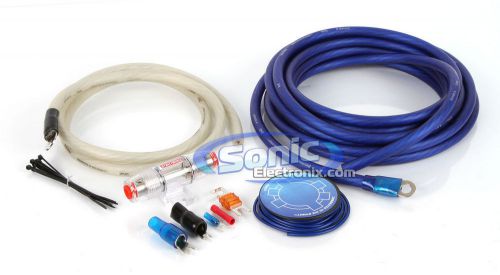 Streetwires zn5k-04 4 awg gauge zero noise zn5 amplifier/amp installation kit