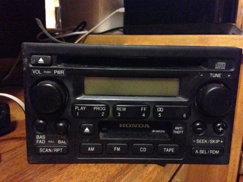 2002 honda accord radio