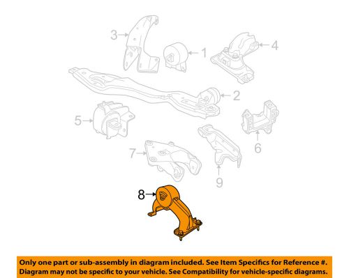 Chrysler oem engine transmission mounting-rear support 4880603aa