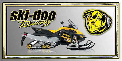 Ski doo snowmobile racing snocross garage banner - racing mxz