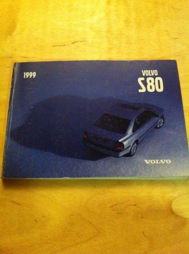 1999 volvo s80 owners manual.