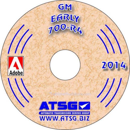 Gm thm 700-r4 transmission repair manual on cd 1982-1986