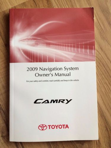 2009 toyota camry navigation stystem owner&#039;s manual