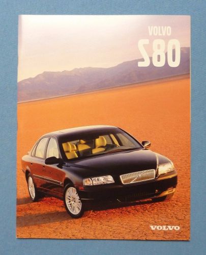 2000 volvo s80 dealer sales brochure~original showroom catalog auto literature