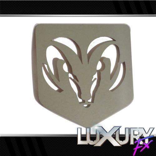 2pc. luxury fx stainless steel ram emblem