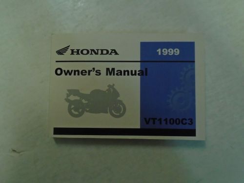 1999 honda vt1100c3 shadow aero owners operators owner manual brand new