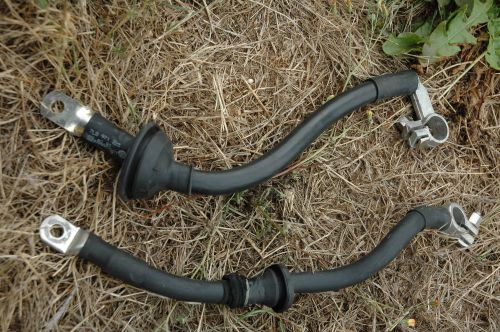 04 porsche cayenne turbo  battery connection cables pair oem